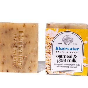 NATURAL OATMEAL & GOATMILK - Bluewater Body Wash Natural Soap (1 Body Bar)
